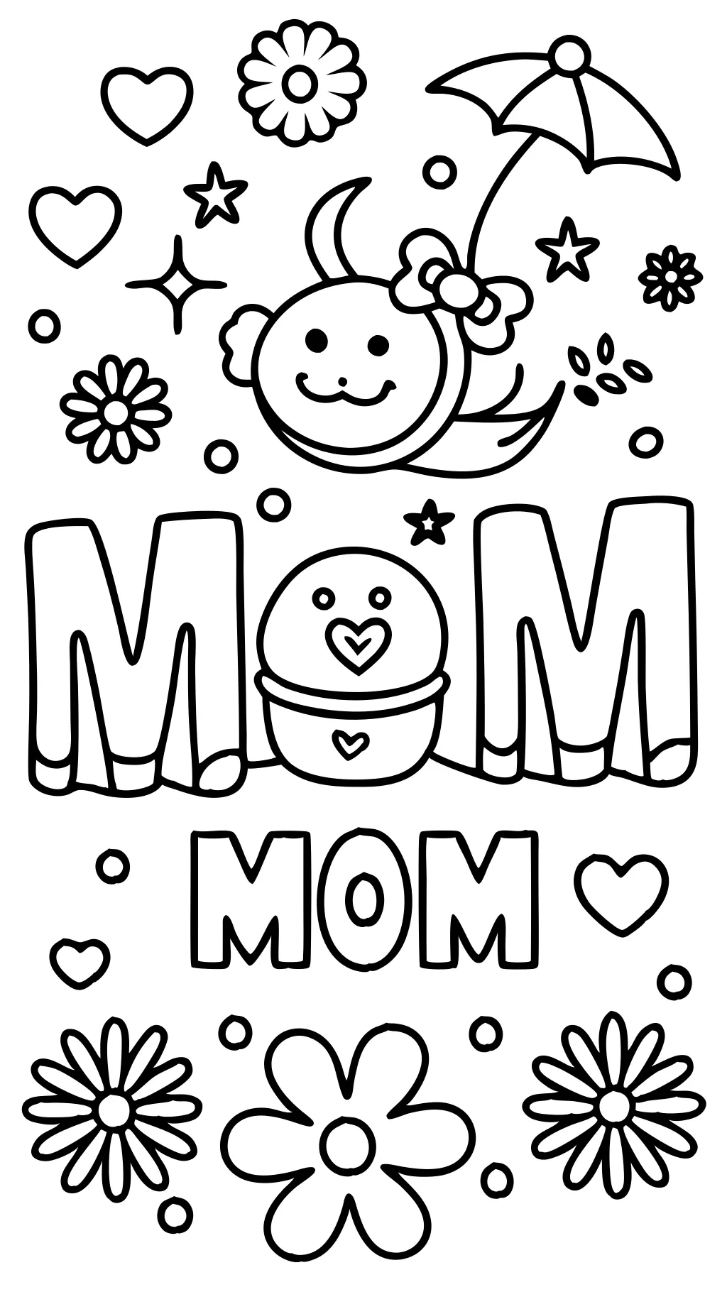 free printable mother’s day coloring pages for toddlers